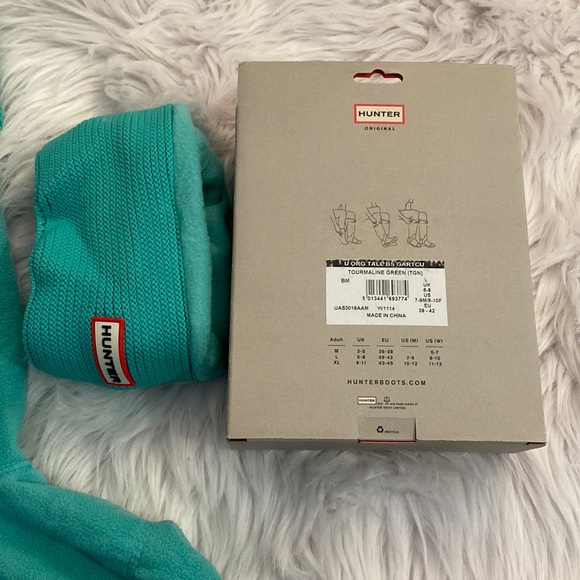 NWBox, Hunter Boots Socks, Large, Tourmaline Green
US size 8-10 - Picture 2 of 3